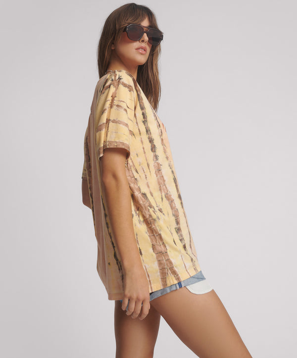 One Teaspoon Its Juicy In Jamaica Boyfriend Tee - Peach