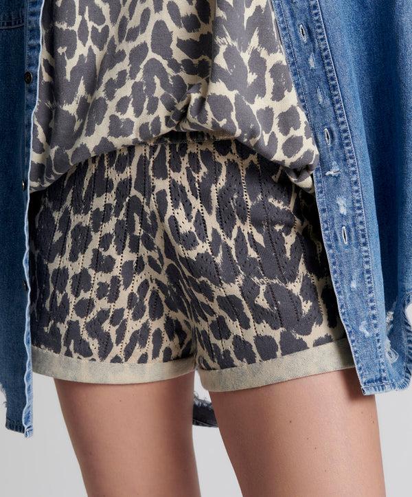 One Teaspoon Jungle Animal New Mexico Shorts - Animal