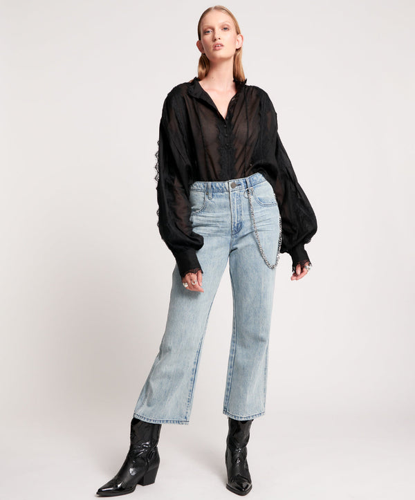 one teaspoon Nomad Mid Waist Vintage Fit Denim Jeans - Salty Dog