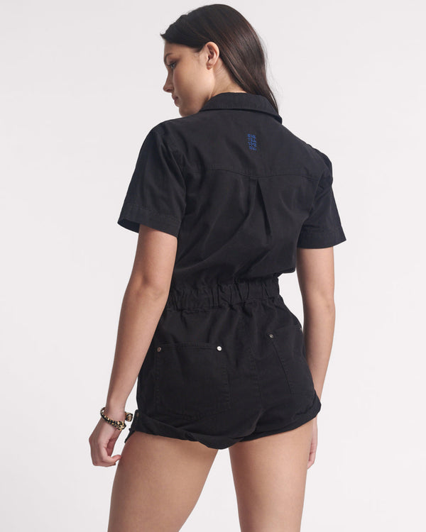One Teaspoon Billie Jumpsuit - Jett Black