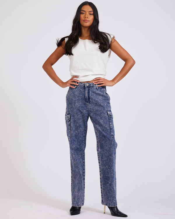 one teaspoon Cargo Motion Denim Jeans - Purple