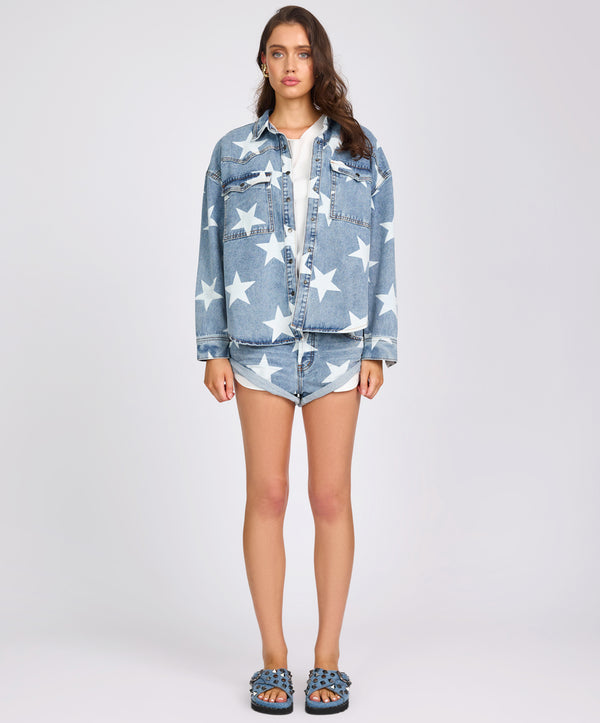 One Teaspoon Daria Denim Shacket - Starwash