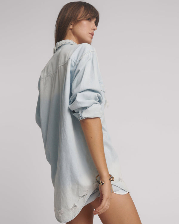 One Teaspoon Everyday Chambray Denim Shirt - Classic
