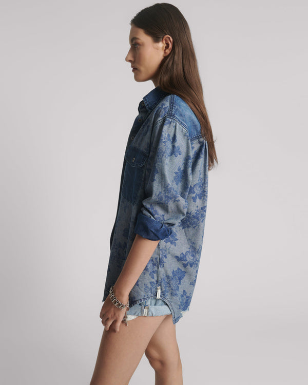 One Teaspoon Everyday Denim Shirt - Rosewood