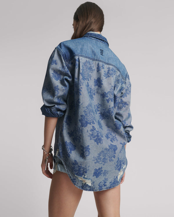 One Teaspoon Everyday Denim Shirt - Rosewood