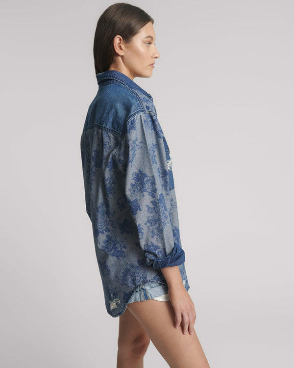 One Teaspoon Everyday Denim Shirt - Rosewood