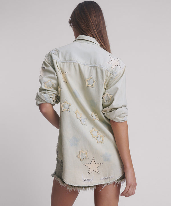 One Teaspoon Everyday Denim Shirt - Sundae Star