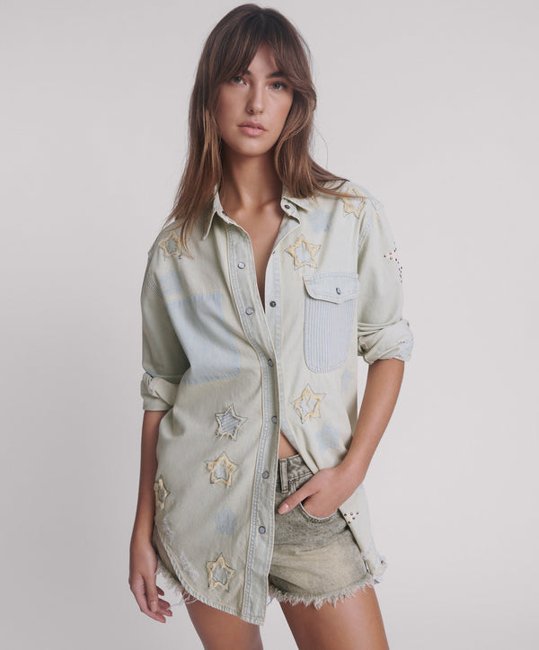 one teaspoon Everyday Denim Shirt - Sundae Star