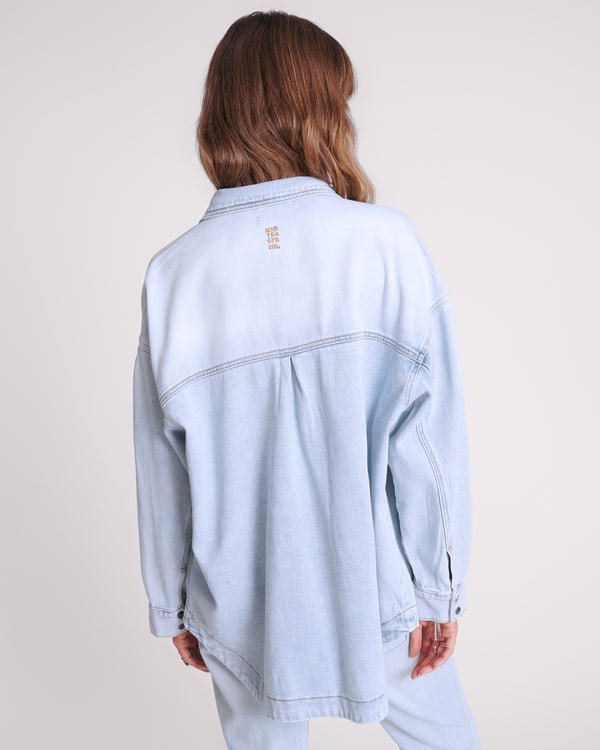 One Teaspoon Longline Denim Jacket - Hustler