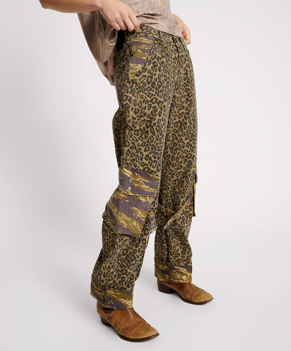 One Teaspoon Luna Utility Pants - Animal Camo