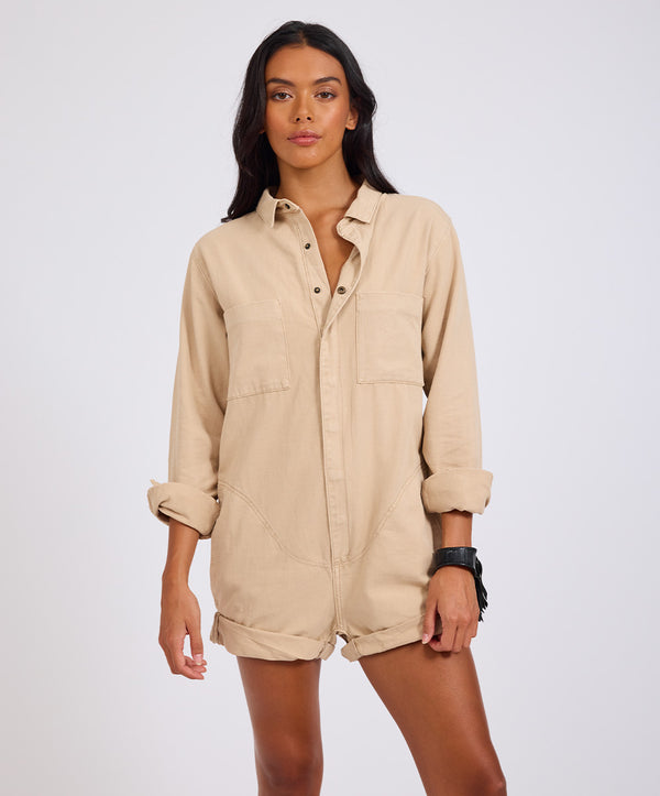 One Teaspoon Prophecy Jumpsuit - Stone