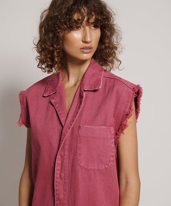 One Teaspoon Safari Bandit Overalls - Ruby