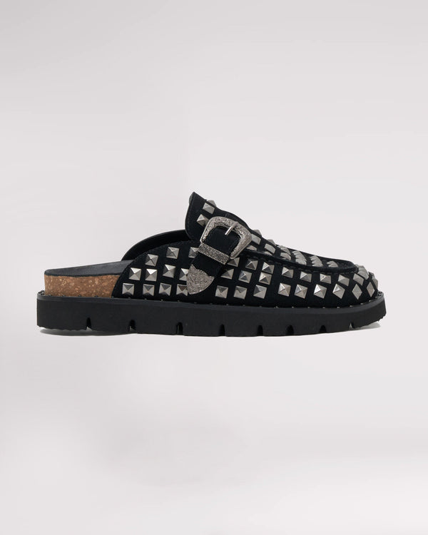 One Teaspoon Studded Phoenix Slides - Black