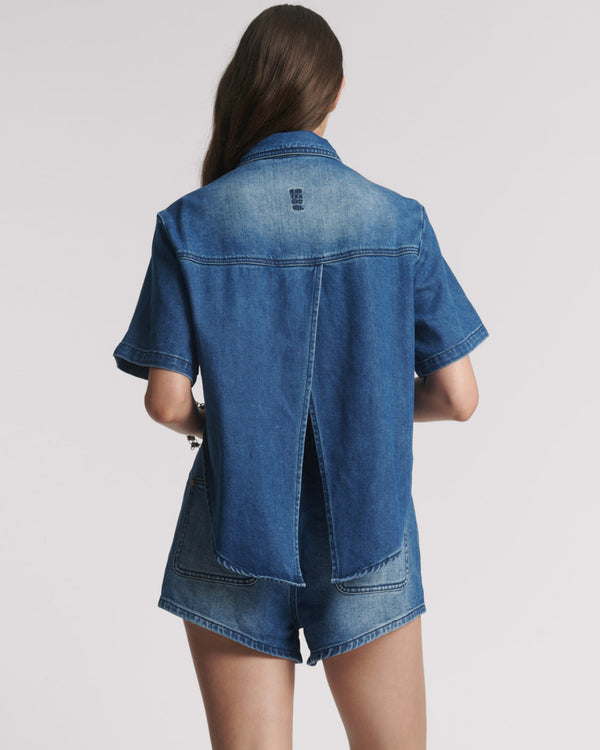 One Teaspoon Taylor Denim Jumpsuit - Rosewood