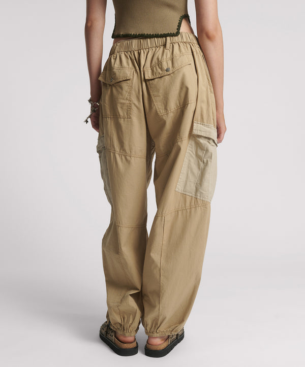 One Teaspoon Utility Flight Pants - Stone