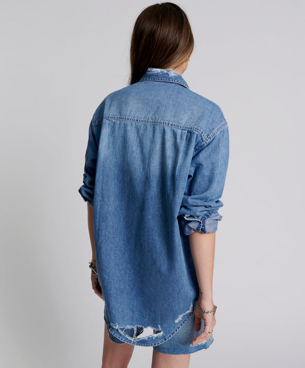 One Teaspoon Western Denim Shirt - Pacifica