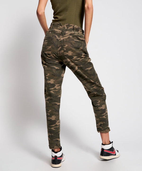 One Teaspoon Pioneer Vintage 80S Fit High Waist Denim Jeans - Camo