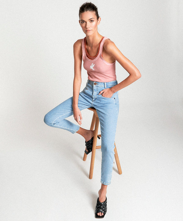 one teaspoon Preachers High Waist Skinny Stretch Denim Jeans - Oahu