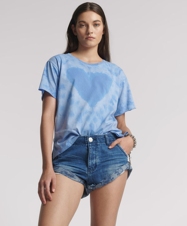 One Teaspoon Sailors Low Waist Denim Shorts - Rosewood