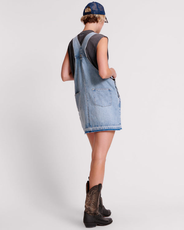 One Teaspoon Stanton St Denim Mini Pini Dress - Hendrixe