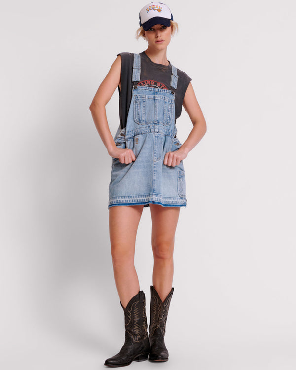 one teaspoon Stanton St Denim Mini Pini Dress - Hendrixe