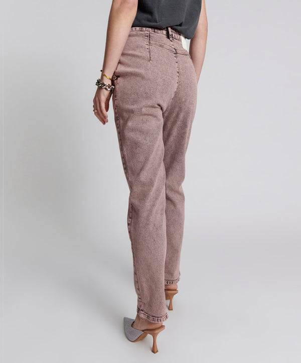 One Teaspoon Streetwalkers High Waist Straight Leg Trouser Denim Jeans - Night Haze