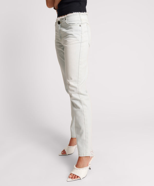 One Teaspoon Truckers Low Waist Straight Leg Denim Jeans - Le Surf