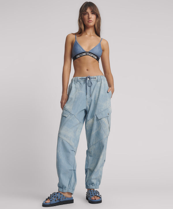 one teaspoon Utility Denim Flight Pants - Cloudy Blue