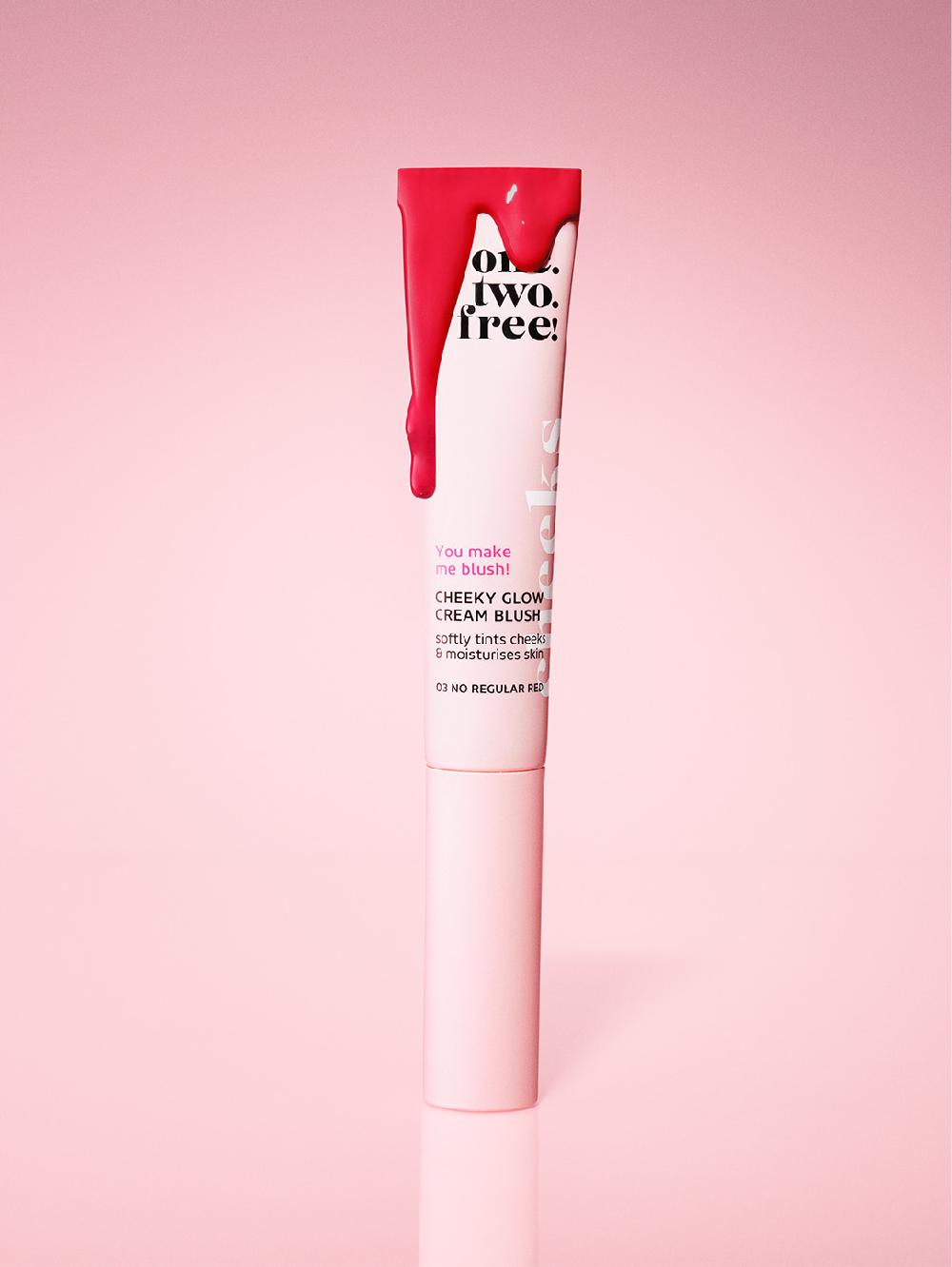 one.two.free Cheeky Glow Cream Blush – No Regular red