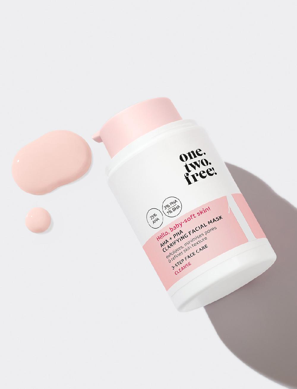 one.two.free AHA + PHAClarifying Facial Mask