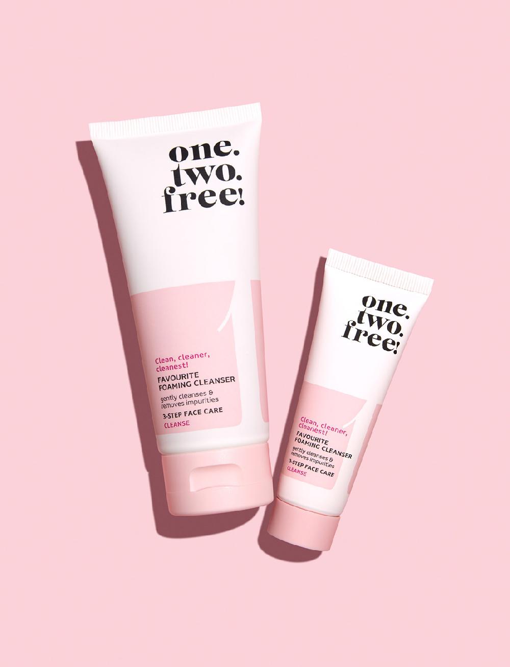 one.two.free Favourite Foaming Cleanser Travelsize