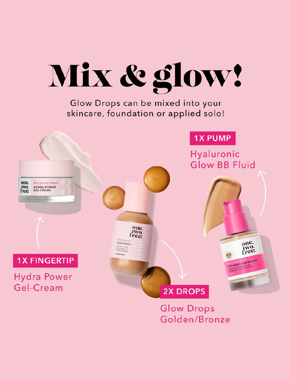 One.two.free Glow Drops – Bronze