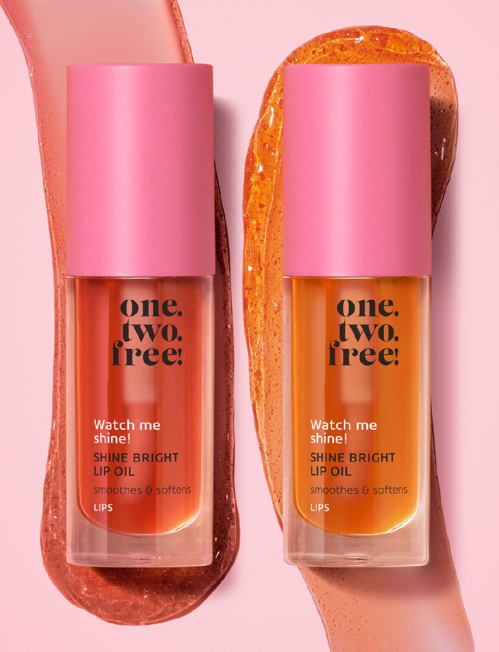 One.two.free Shine Bright Lip Oil