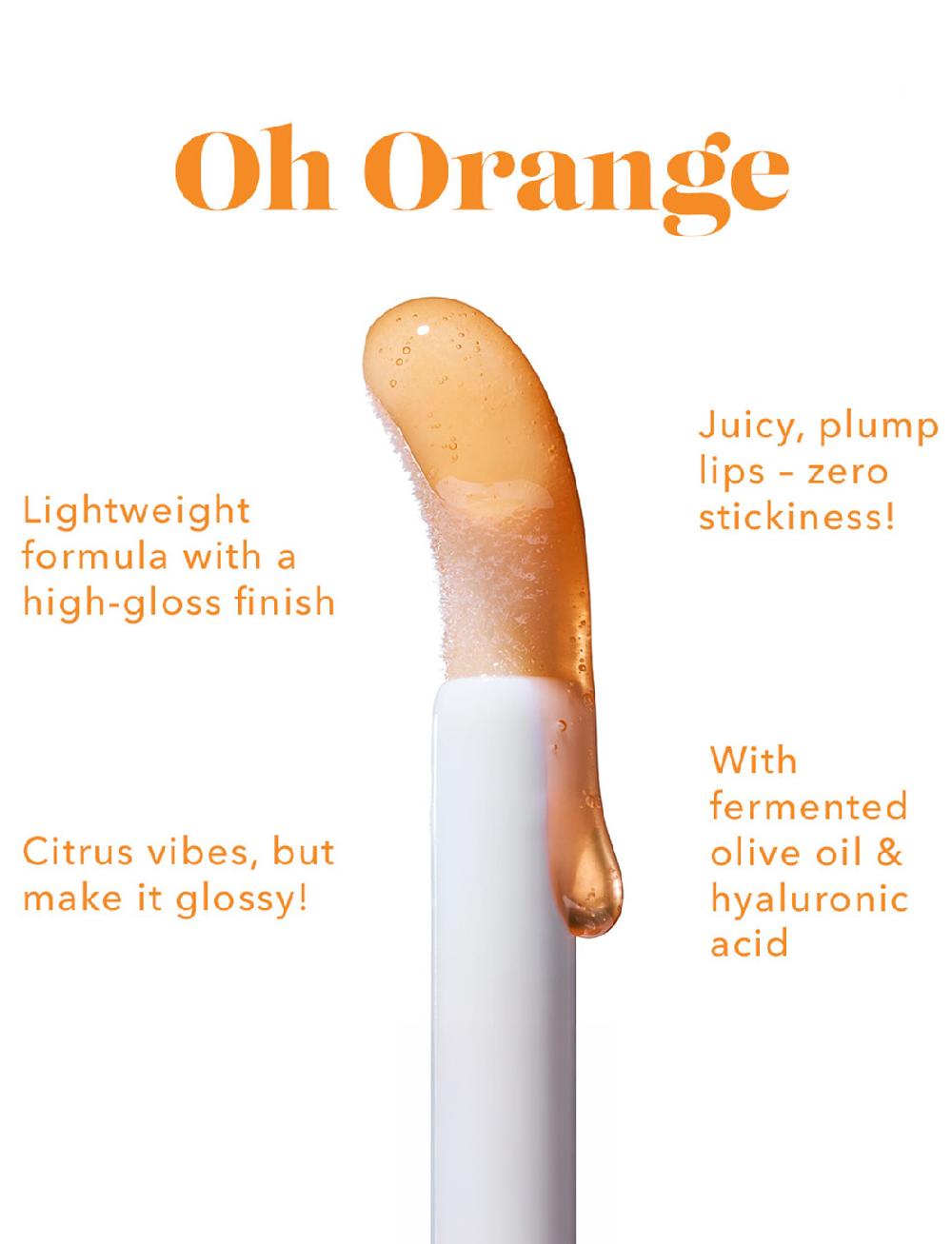 One.two.free Shine Bright Lip Oil – Oh Orange