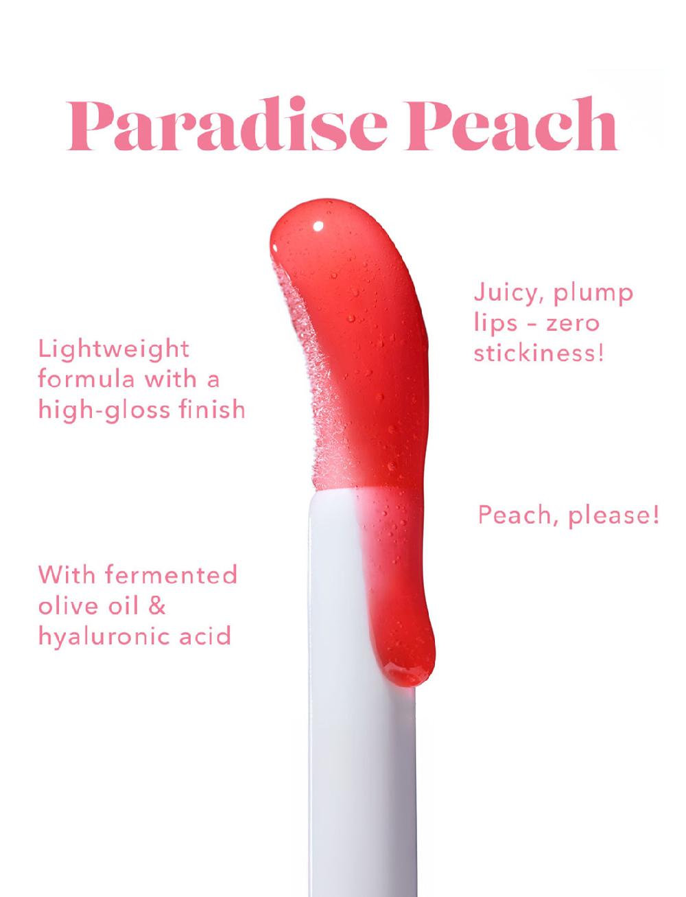 One.two.free Shine Bright Lip Oil – Paradise Peach