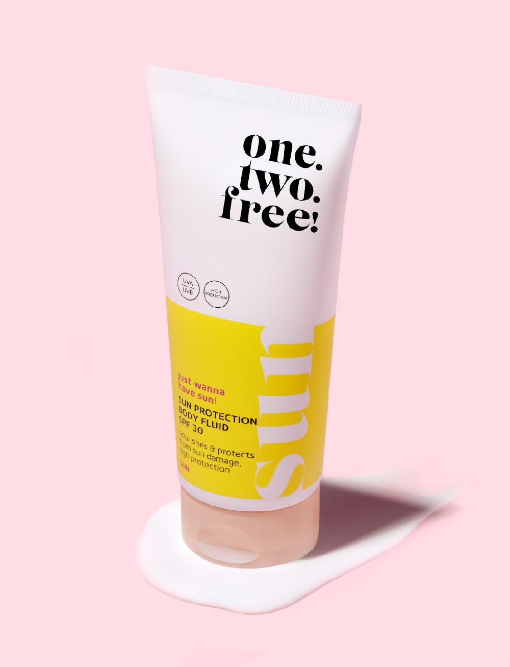One.two.free Sun Protection Body Fluid SPF 30