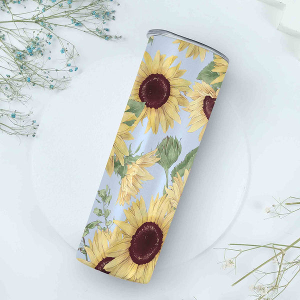 Onebttl Sunflower Skinny Tumbler