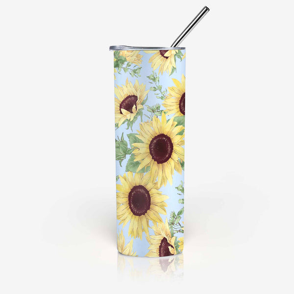 onebttl Sunflower Skinny Tumbler