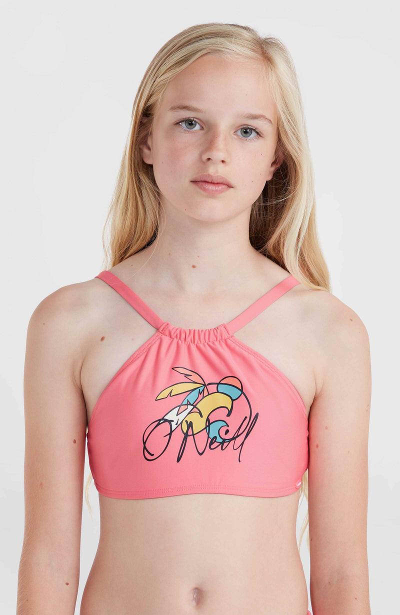 Oneill Kids Mix And Match Cali Holiday Bikini Set | Pink