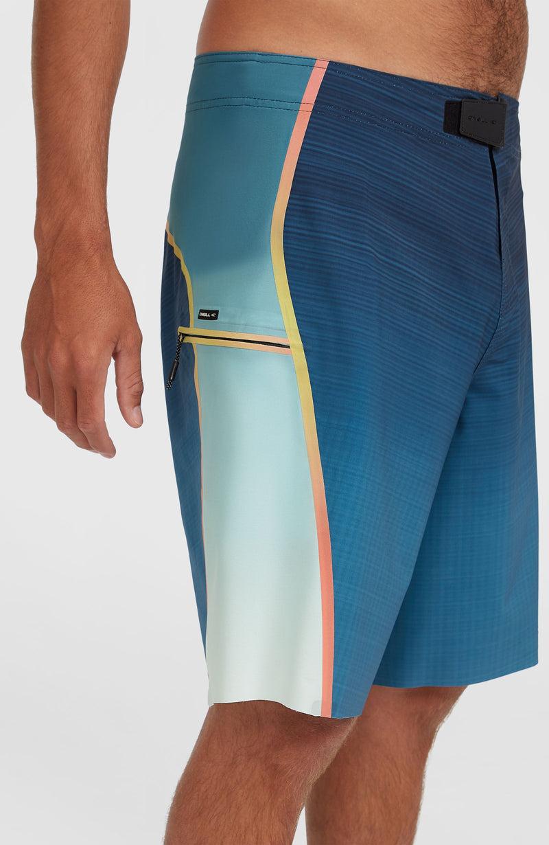 Oneill Men Hyperfreak Hydro Tech 20'' Boardshorts | Blue Mix