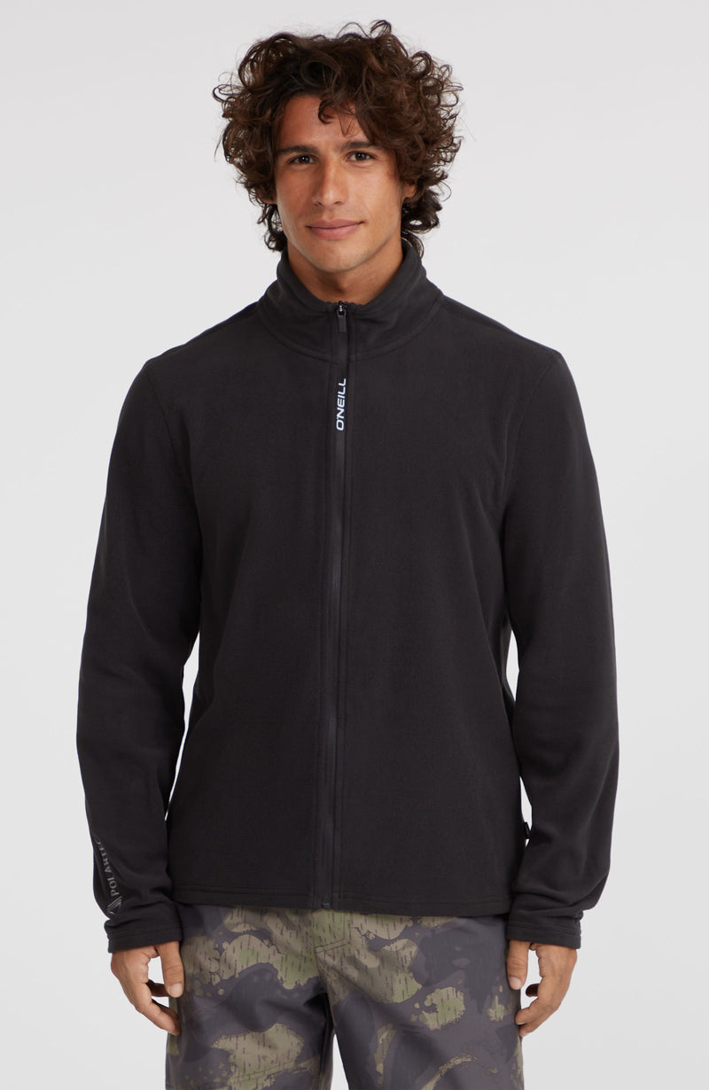 oneill Men Jack's Polartec® 100 Full-Zip Fleece | Black