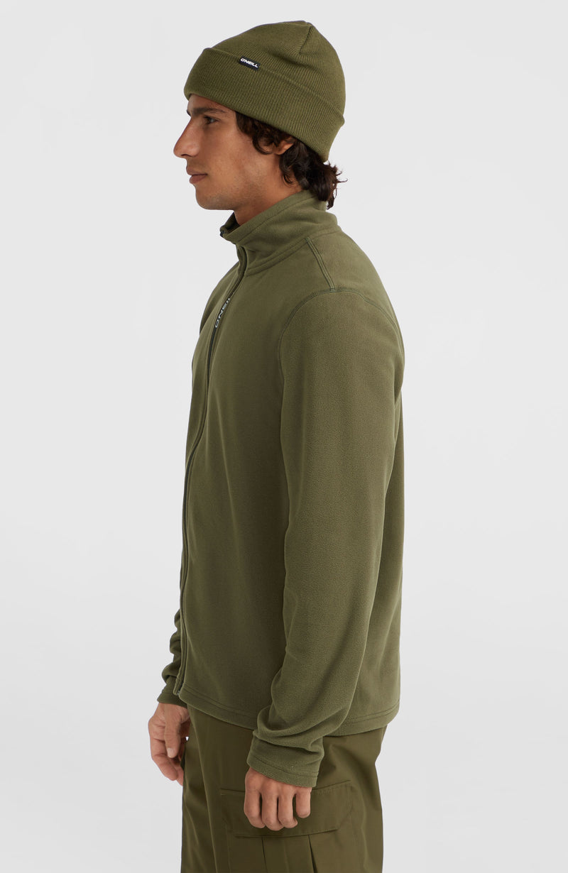 Oneill Men Jack's Polartec® 100 Full-Zip Fleece | Green