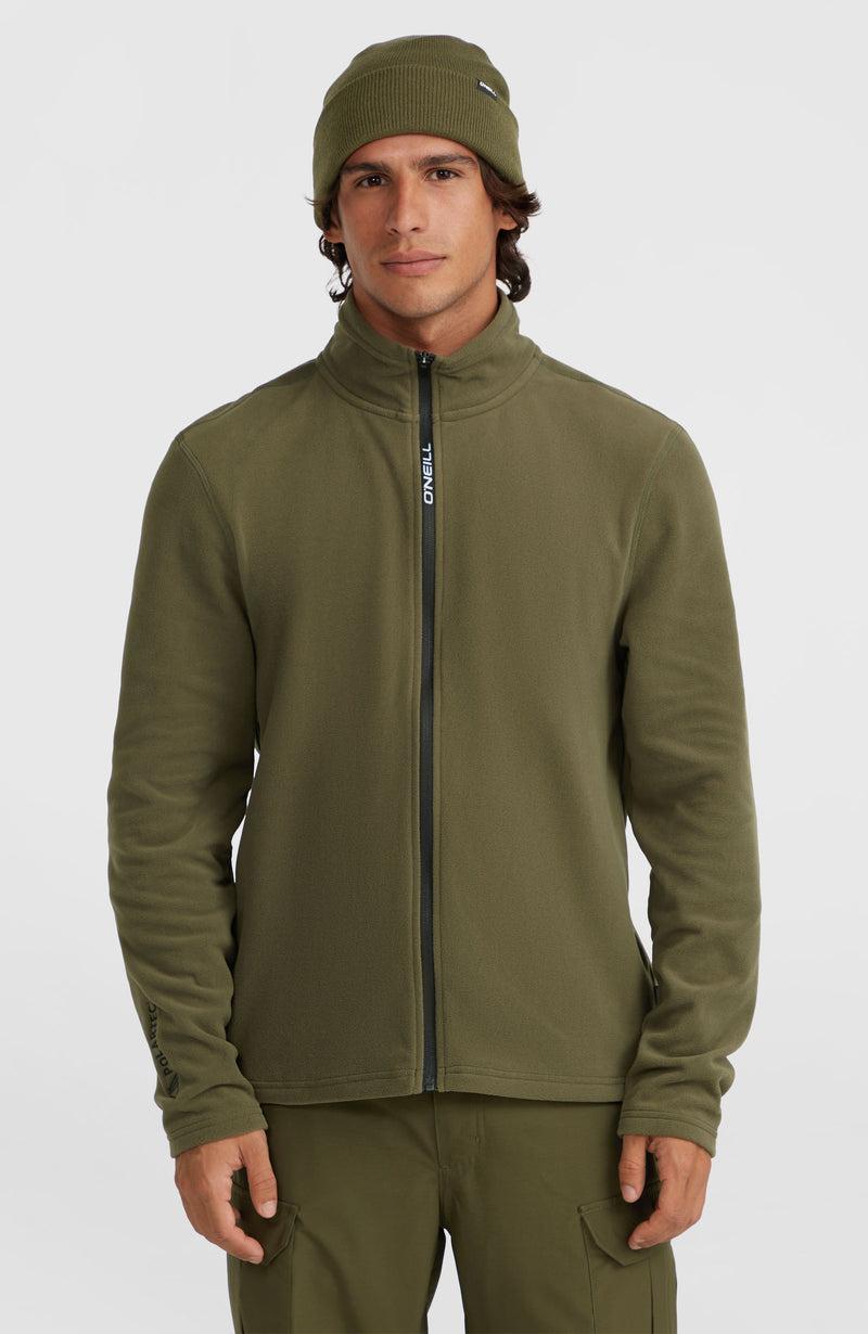 oneill Men Jack's Polartec® 100 Full-Zip Fleece | Green