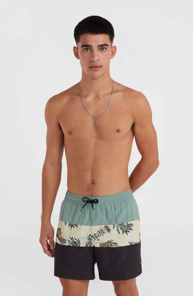 oneill Men Mix and Match Cali Block 15'' Swim Shorts | Beige