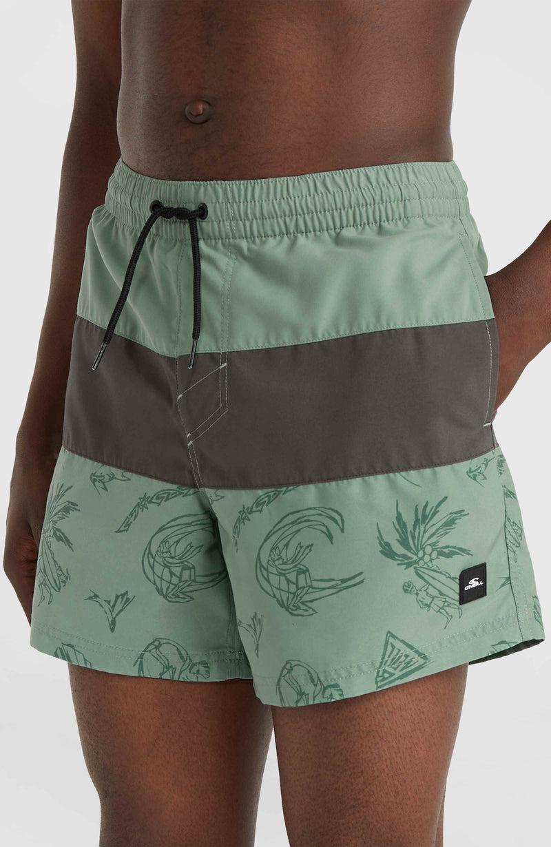Oneill Men Mix And Match Cali Block 15'' Swim Shorts | Green