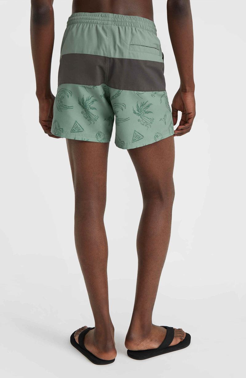 Oneill Men Mix And Match Cali Block 15'' Swim Shorts | Green