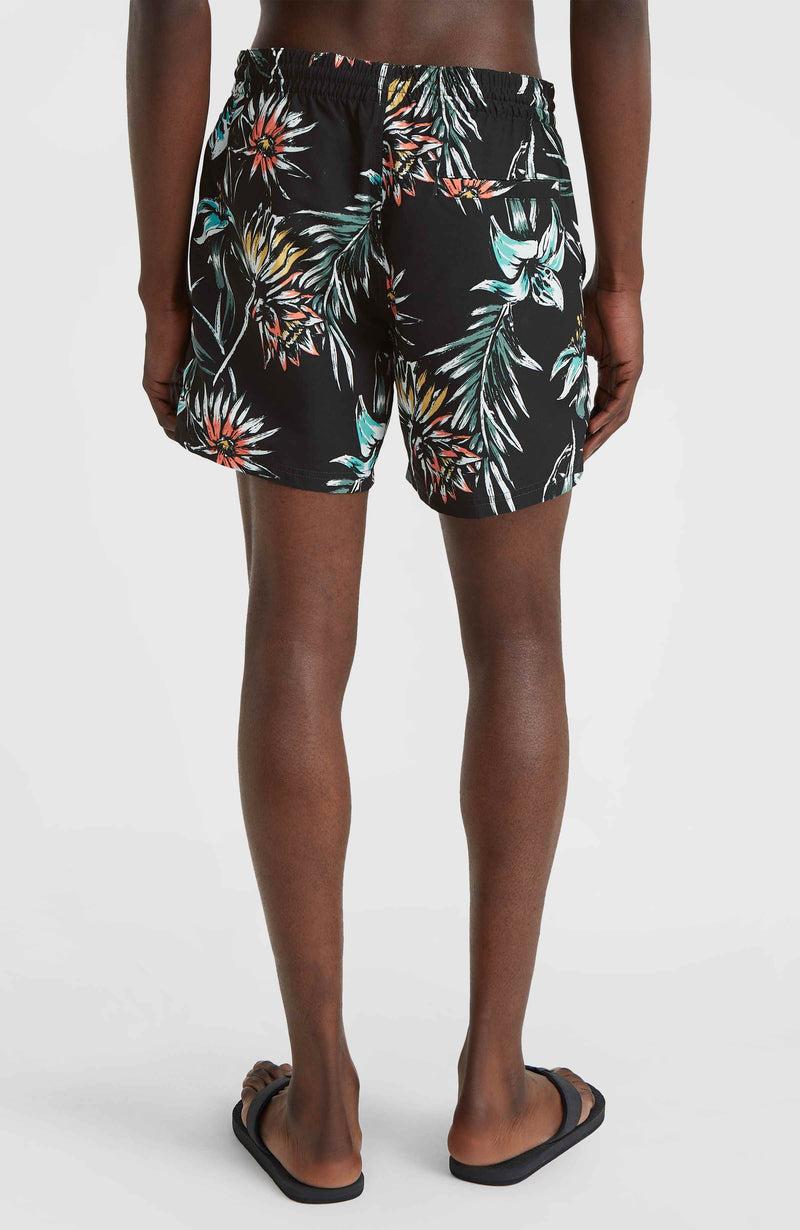 Oneill Men Mix And Match Cali Print 15'' Swim Shorts | Black