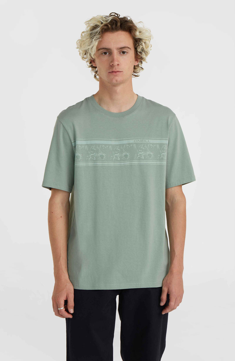 oneill Men Mix and Match Floral Graphic T-Shirt | Green