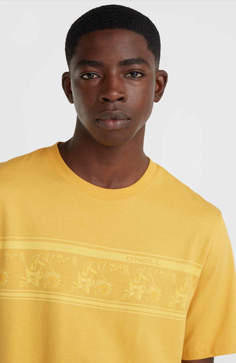 Oneill Men Mix And Match Floral Graphic T-Shirt | Yellow
