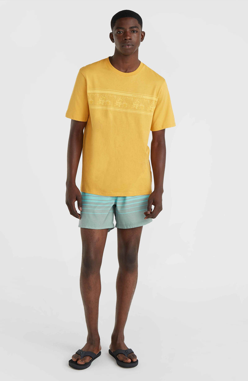 Oneill Men Mix And Match Floral Graphic T-Shirt | Yellow